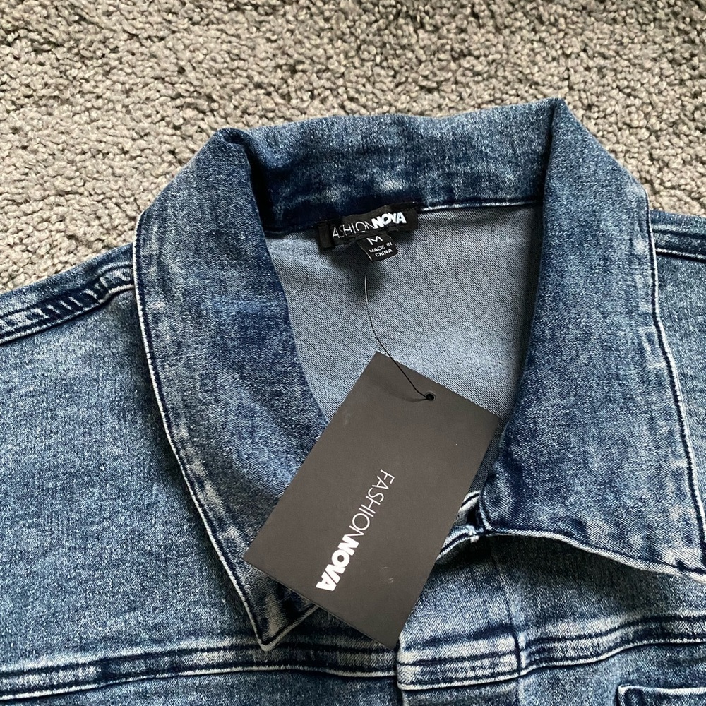 Fashion Nova Light Blue Denim Overalls - Picture 13 of 15